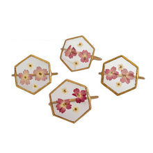 Load image into Gallery viewer, Meadow Sweet Floral Napkin Ring Set
