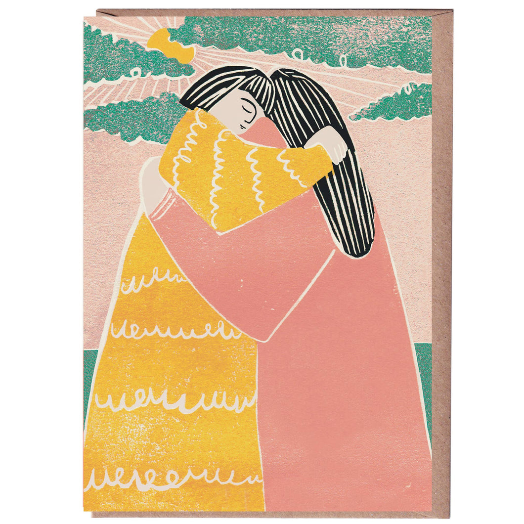 Warm Hugs Greeting Card