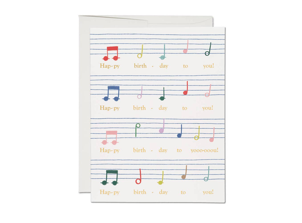 Birthday Song Card