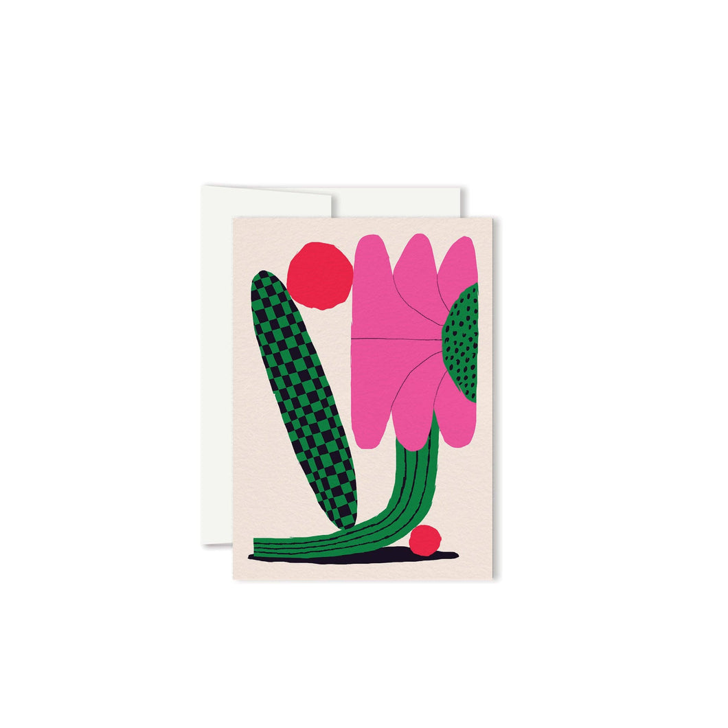 Flo Fuchsia Mini Card