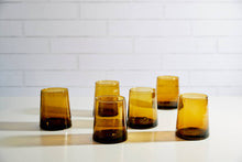 Load image into Gallery viewer, Amber Moroccan Cone Glass Set
