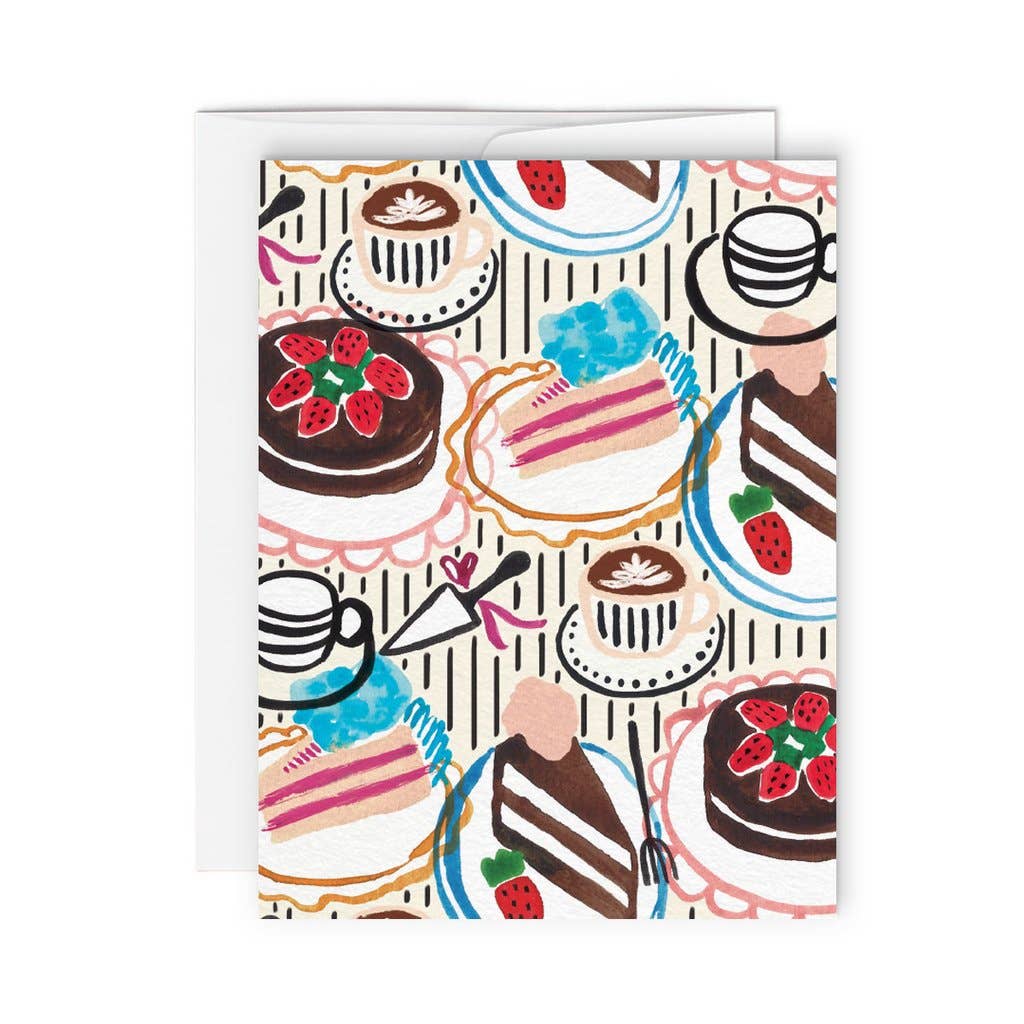 Birthday Cake Table Card