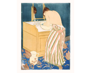 Woman Bathing Print