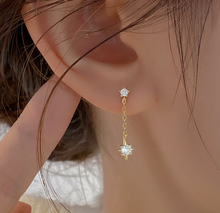 Load image into Gallery viewer, Star Pendant Drop Earrings
