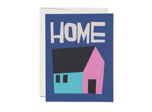 Blue Home Card
