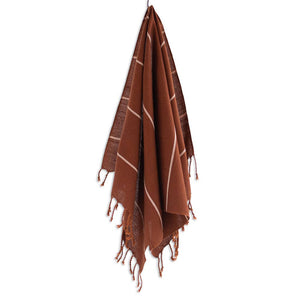 Cinnamon Oversized Woven Hand Towel