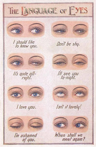 The Language of Eyes Art Print