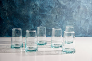 Clear Moroccan Cone Glassware Set