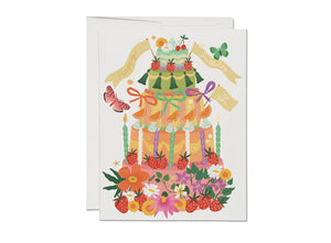 Whimsical Cake Birthday Card