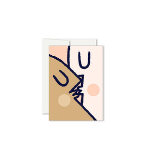 Kiss Kiss Mini Card