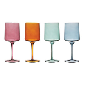 Colorful Wine Glass Set