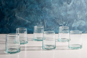 Clear Moroccan Cone Glassware Set