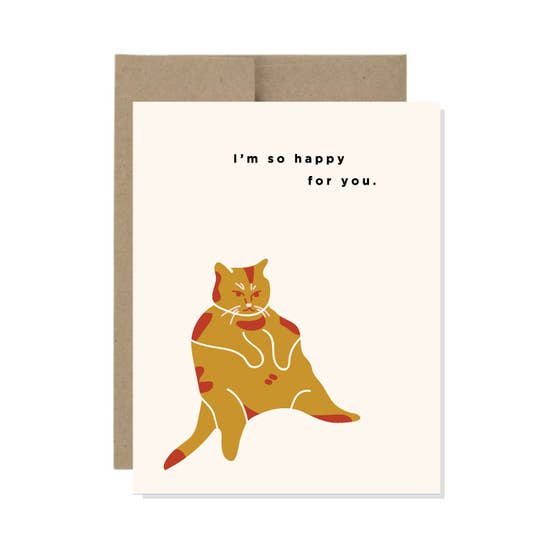 I'm So Happy For You Grumpy Cat Card